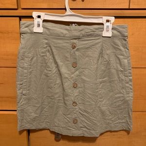 green altar’d state skirt